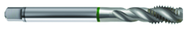 M14x2.0 6H 3-Flute Cobalt Green Ring Semi-Bottoming 40 degree Spiral Flute Tap-Bright - Benchmark Tooling