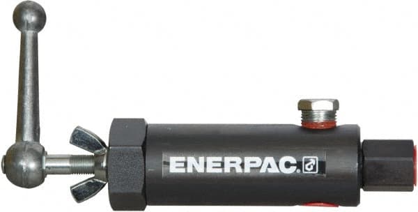 Enerpac - 1.94 GPM 3/8 Inlet Steel Hydraulic Control Valve - 10,000 psi, 3.12" Wide x 7.62" Long - Benchmark Tooling