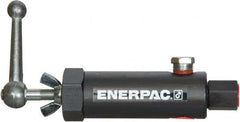 Enerpac - 1.94 GPM 3/8 Inlet Steel Hydraulic Control Valve - 10,000 psi, 3.12" Wide x 7.62" Long - Benchmark Tooling