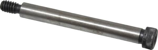 Value Collection - 5/16" Shoulder Diam x 2-1/2" Shoulder Length, 1/4-20 UNC, Hex Socket Shoulder Screw - 4140 Alloy Steel, Uncoated, 7/32" Head Height x 7/16" Head Diam - Benchmark Tooling