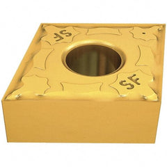 Iscar - CNGG431 SF Grade IC507 Carbide Turning Insert - TiCN/TiN Finish, 80° Diamond, 1/2" Inscr Circle, 3/16" Thick, 1/64" Corner Radius - Benchmark Tooling