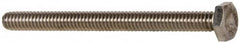 Value Collection - 1/4-20 UNC, 3" Length Under Head Hex Head Cap Screw - Fully Threaded, Grade 316 Stainless Steel, Uncoated, 7/16" Hex - Benchmark Tooling