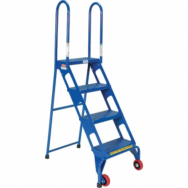 Vestil - 61-9/16" High 350 Lb Capacity 4 Step Foldup - Benchmark Tooling