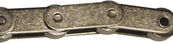 U.S. Tsubaki - 2" Pitch, ANSI C2082H, Oversize Double Pitch Roller Chain - Chain No. C2082H, 2,400 Lb. Capacity, 10 Ft. Long, 1-1/8" Roller Diam, 5/8" Roller Width - Benchmark Tooling