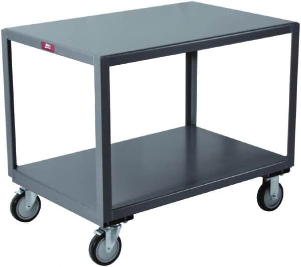 Jamco - Flush Mobile Table - Steel, Gray, 60" Long x 36" Deep x 30" High - Benchmark Tooling