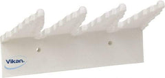 Vikan - 22 Lb, 6-1/2" Wide, 2-1/2" High, Polypropylene, Wall Bracket - 9-1/2" Long, 3 Holders - Benchmark Tooling