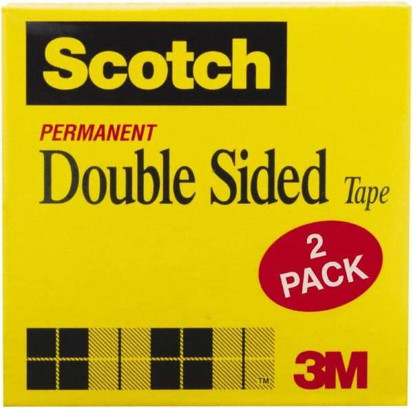 3M - 1/2" x 25 Yd Double Sided Tape - Transparent - Benchmark Tooling