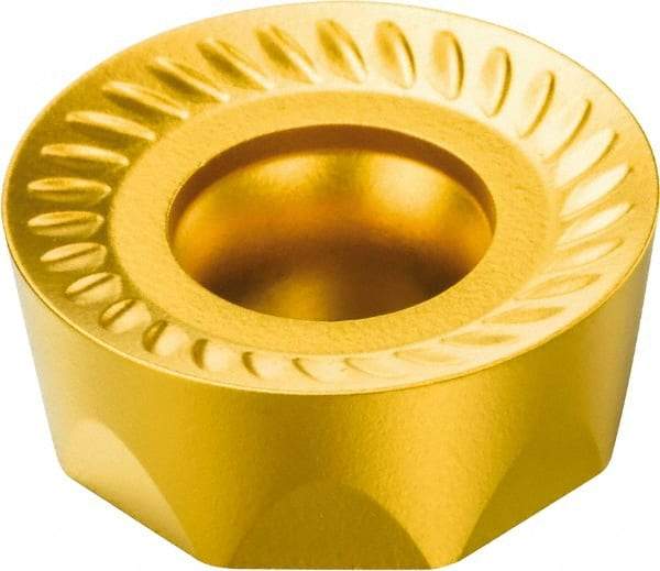 Sandvik Coromant - RCKT1204M0 WM Grade 235 Carbide Milling Insert - TiCN/TiN Finish, 4.76mm Thick, 12mm Inscribed Circle - Benchmark Tooling