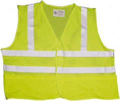 Ability One - High Visibility Vest - CL2 YLW/LIME/SLVR LRG FRONT CLOSE SAFETY VEST - Benchmark Tooling