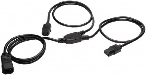 Tripp-Lite - Power Supply Y Splitter Dual Drive Cable - Use with Devices Requiring IEC-320-C14 Power Cable - Benchmark Tooling