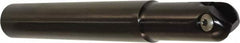 Millstar - 1-1/4" Cut Diam, 9" Max Depth of Cut, 1-1/4" Shank Diam, 1" OAL, Indexable Ball Nose End Mill - Straight Shank, SFCY Toolholder, MB, MBT, RBT Insert - Benchmark Tooling