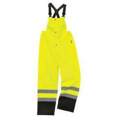 8918BK XL LIME BLK BOTT RAIN BIBS - Benchmark Tooling