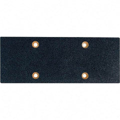 Dynabrade - 7 x 2-3/4" Rectangular Adhesive/PSA Backing Pad - Dynabug II Compatible, Screw Attachment, Nonvacuum Pad, 3/8" Thick, Medium Density - Benchmark Tooling