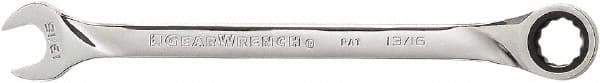 GearWrench - 5/16" 12 Point Combination Wrench - 5.91" OAL, Steel, Full Polish Finish - Benchmark Tooling