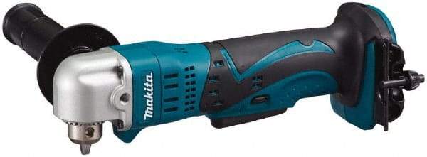 Makita - 18 Volt 3/8" Chuck Right Angle Handle Cordless Drill - 0-1800 RPM, Keyed Chuck, Reversible, Lithium-Ion Batteries Not Included - Benchmark Tooling