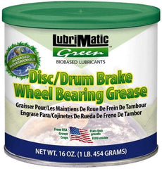 LubriMatic - 16 oz Tub Biobased General Purpose Grease - Blue, 350°F Max Temp, - Benchmark Tooling