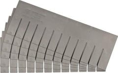 Quantum Storage - 16-1/2" Wide x 6" High, Gray Bin Divider - Use with DG92060 - Benchmark Tooling