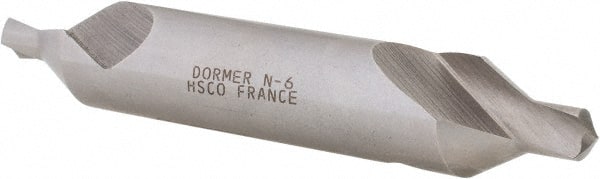 DORMER - #6 60° Incl Angle Cobalt Combo Drill & Countersink - Benchmark Tooling