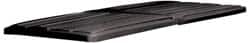 Rubbermaid - 82-7/8" Long x 44-1/2" Wide x 3" High, Black Polyethylene Hinged Lid - Use with Lid for 1025 and 1026 - Benchmark Tooling