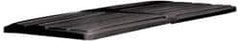 Rubbermaid - 82-7/8" Long x 44-1/2" Wide x 3" High, Black Polyethylene Hinged Lid - Use with Lid for 1025 and 1026 - Benchmark Tooling