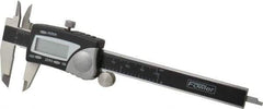 Fowler - 0 to 100mm Range, 0.01mm Resolution, Electronic Caliper - Stainless Steel with 1.56" Stainless Steel Jaws, 0.02mm Accuracy - Benchmark Tooling