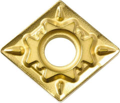 Kyocera - CNMG431 HQ Grade CA5535 Carbide Turning Insert - TiCN/Al2O3/TiN Finish, 80° Diamond, 1/2" Inscr Circle, 3/16" Thick, 1/64" Corner Radius - Benchmark Tooling