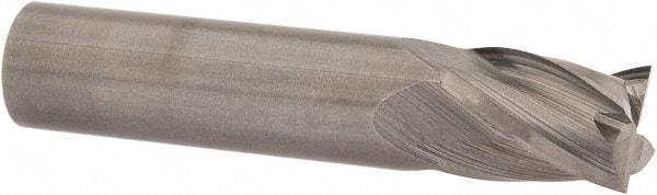 Hertel - 10mm, 14mm LOC, 10mm Shank Diam, 51mm OAL, 4 Flute, Solid Carbide Square End Mill - Single End, Uncoated, 30° Helix, Centercutting, Right Hand Cut - Benchmark Tooling