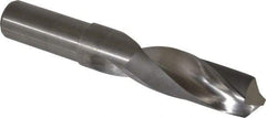 Hertel - 1-3/32" 118° High Speed Steel Screw Machine Drill Bit - Bright Finish, Right Hand Cut, 4" Flute Length, 6-3/8" OAL - Benchmark Tooling