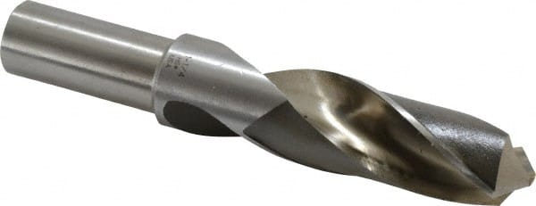Hertel - 1-1/4" 118° High Speed Steel Screw Machine Drill Bit - Benchmark Tooling