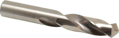 Hertel - 51/64" 118° High Speed Steel Screw Machine Drill Bit - Bright Finish, Right Hand Cut, 3-3/8" Flute Length, 5-1/4" OAL - Benchmark Tooling