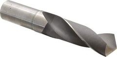 Hertel - 1-5/16" 118° High Speed Steel Screw Machine Drill Bit - Bright Finish, Right Hand Cut, 4-3/8" Flute Length, 7" OAL - Benchmark Tooling