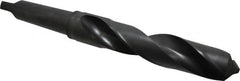 Hertel - 2-5/32", 5MT 118° Point High Speed Steel Taper Shank Drill Bit - Benchmark Tooling