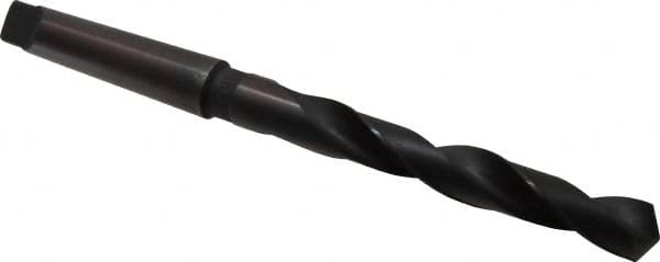 Hertel - 55/64", 3MT 118° Point High Speed Steel Taper Shank Drill Bit - Benchmark Tooling