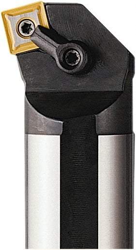 Seco - 50mm Min Bore Diam, 350mm OAL, 40mm Shank Diam, S-MSKN Indexable Boring Bar - 60mm Max Bore Depth, SN.. 1204.. Insert, Pin & Clamp Holding Method - Benchmark Tooling