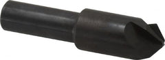 Hertel - 1/2" Head Diam, 3/8" Shank Diam, 4 Flute 100° High Speed Steel Countersink - Benchmark Tooling