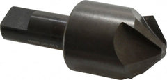 Hertel - 1-1/2" Head Diam, 3/4" Shank Diam, 4 Flute 100° High Speed Steel Countersink - Benchmark Tooling