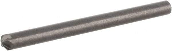 Hertel - 1/8" Head Diam, 1/8" Shank Diam, 4 Flute 120° High Speed Steel Countersink - 1-5/8" OAL, Straight Shank - Benchmark Tooling