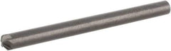 Hertel - 1/8" Head Diam, 1/8" Shank Diam, 4 Flute 120° High Speed Steel Countersink - 1-5/8" OAL, Straight Shank - Benchmark Tooling