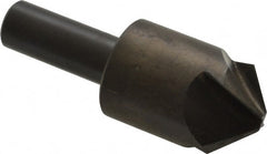 Hertel - 1" Head Diam, 1/2" Shank Diam, 4 Flute 100° High Speed Steel Countersink - Benchmark Tooling