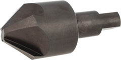 Hertel - 1-1/2" Head Diam, 3/4" Shank Diam, 4 Flute 82° High Speed Steel Countersink - Benchmark Tooling