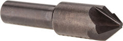 Hertel - 1/2" Head Diam, 3/8" Shank Diam, 4 Flute 82° High Speed Steel Countersink - Benchmark Tooling