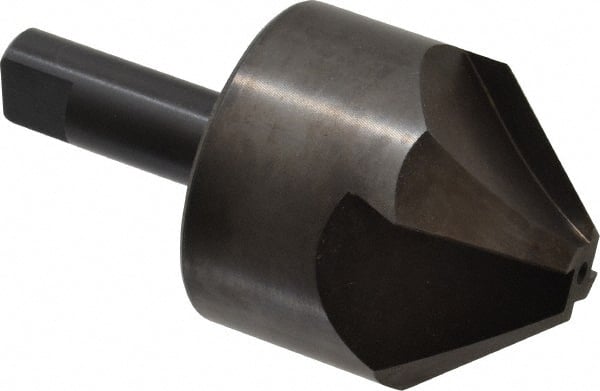 Hertel - 2-1/2" Head Diam, 3/4" Shank Diam, 4 Flute 82° High Speed Steel Countersink - Benchmark Tooling