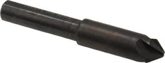 Hertel - 5/16" Head Diam, 1/4" Shank Diam, 4 Flute 82° High Speed Steel Countersink - Benchmark Tooling