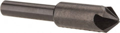 Hertel - 3/8" Head Diam, 1/4" Shank Diam, 4 Flute 90° High Speed Steel Countersink - Benchmark Tooling