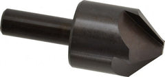 Hertel - 1-1/4" Head Diam, 1/2" Shank Diam, 4 Flute 90° High Speed Steel Countersink - Benchmark Tooling