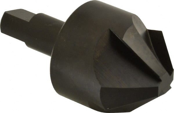 Hertel - 2" Head Diam, 3/4" Shank Diam, 4 Flute 90° High Speed Steel Countersink - Benchmark Tooling