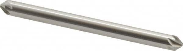 Hertel - 1/8" Head Diam, 1/8" Shank Diam, 6 Flute 82° High Speed Steel Countersink - Benchmark Tooling