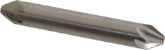 Hertel - 3/8" Head Diam, 3/8" Shank Diam, 6 Flute 60° High Speed Steel Countersink - 2-1/2" OAL, Straight Shank - Benchmark Tooling