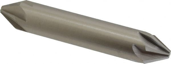 Hertel - 5/8" Head Diam, 5/8" Shank Diam, 6 Flute 60° High Speed Steel Countersink - Benchmark Tooling