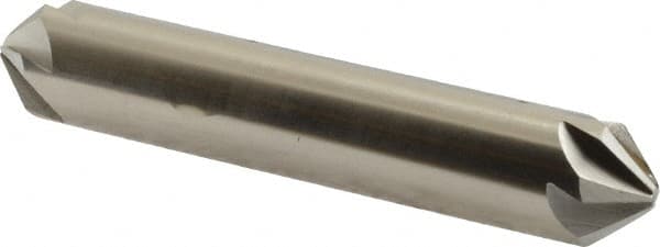 Hertel - 5/8" Head Diam, 5/8" Shank Diam, 6 Flute 90° High Speed Steel Countersink - Benchmark Tooling